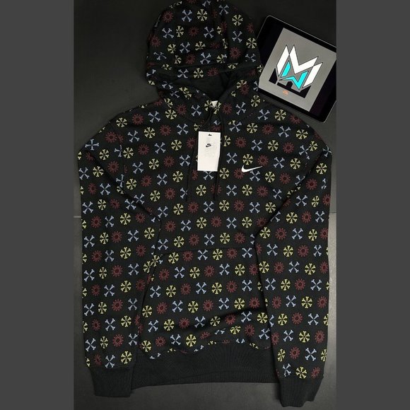 nike day of the dead club pullover hoodie